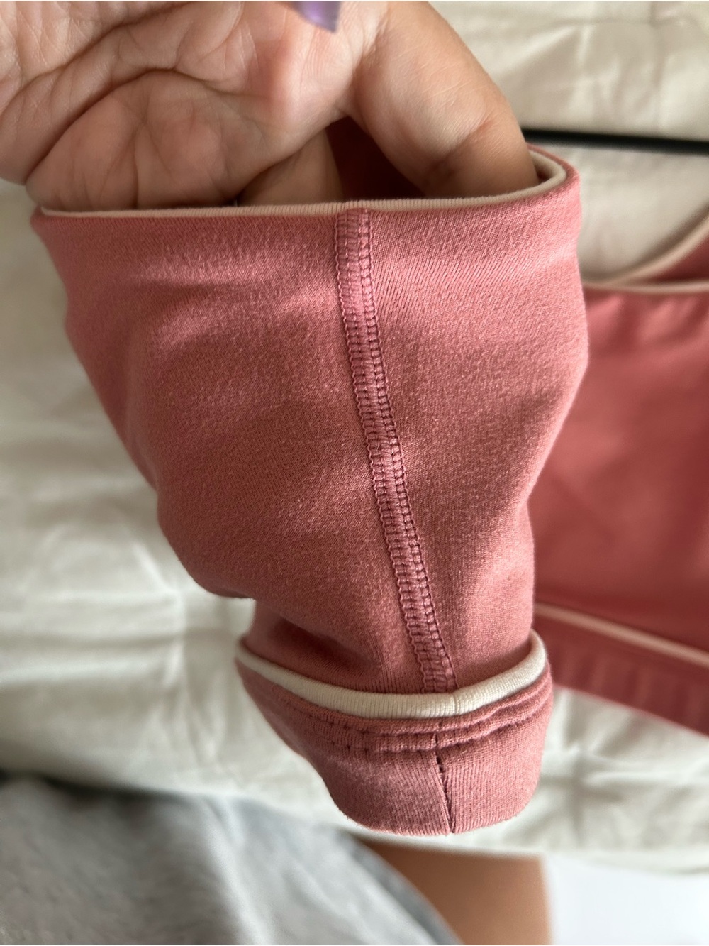 SET Active Rose Blush Seamless Sport Bralette - Picture 5 of 7